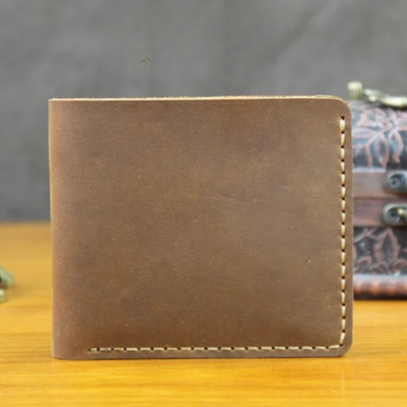 Men's Handmade Leather Wallet – Vintage Style