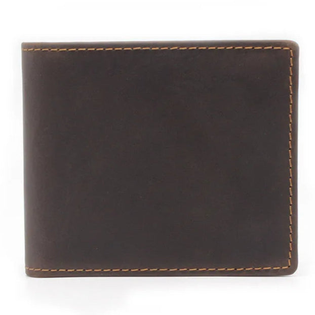 RFID Blocking Men's Wallet – Vintage Leather Bifold