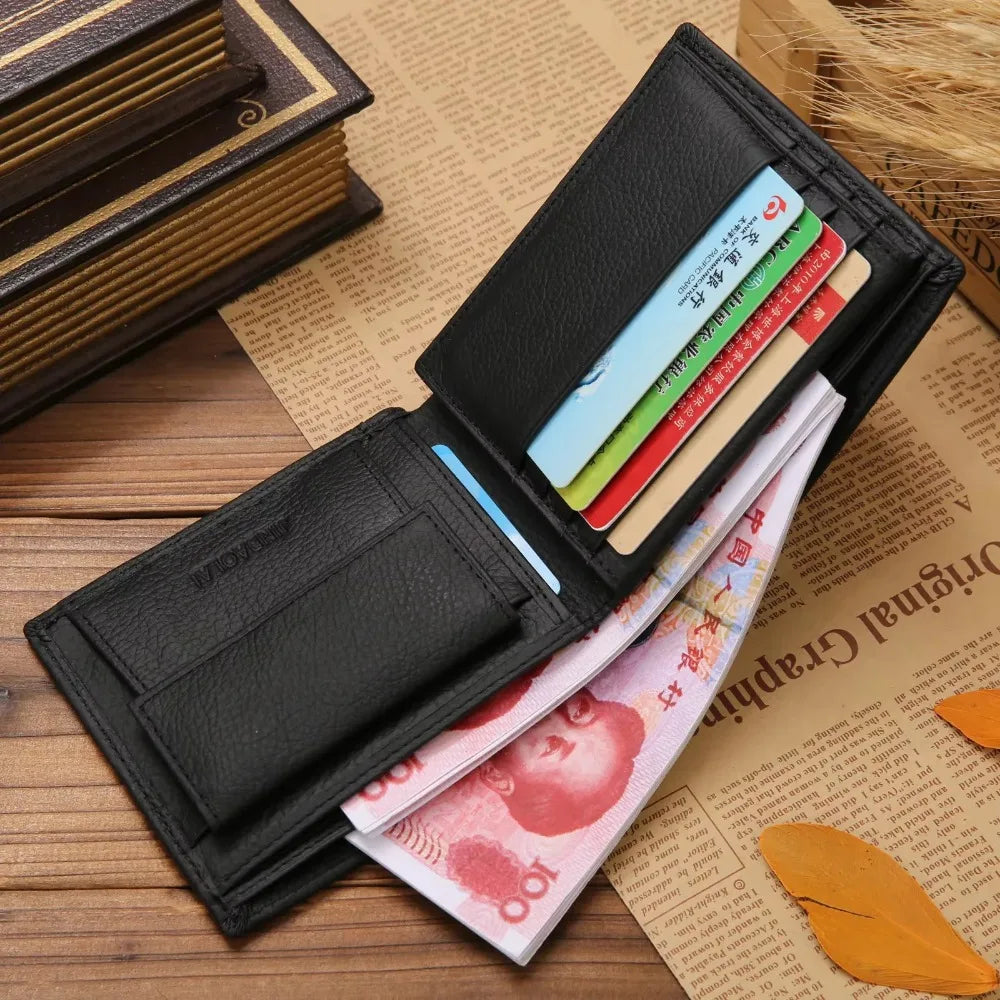Premium Leather Wallet for Men – Slim Bifold