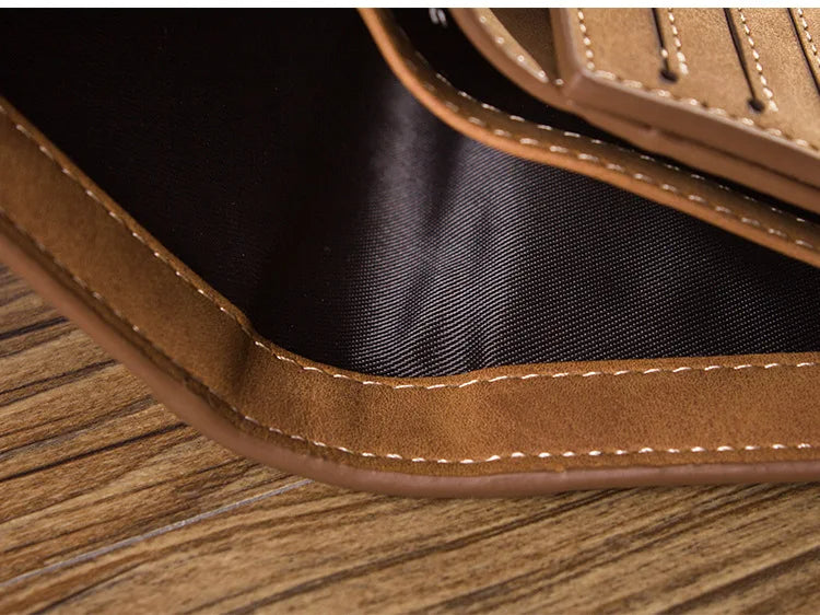 Vintage Leather Wallet For Men – Compact Card & ID Holder