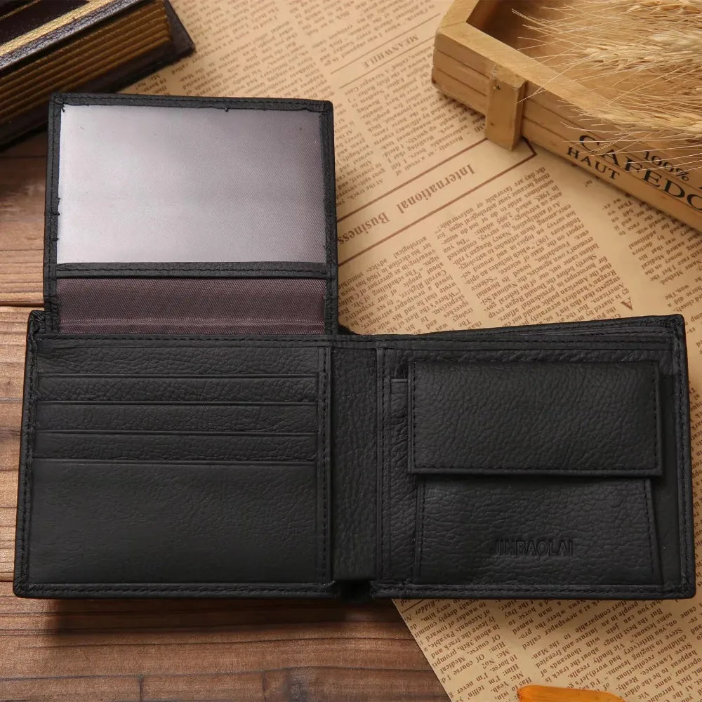 Premium Leather Wallet for Men – Slim Bifold