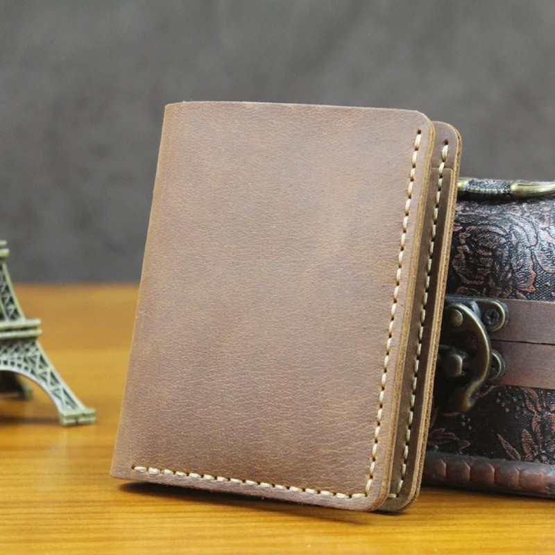 Men's Handmade Leather Wallet – Vintage Style