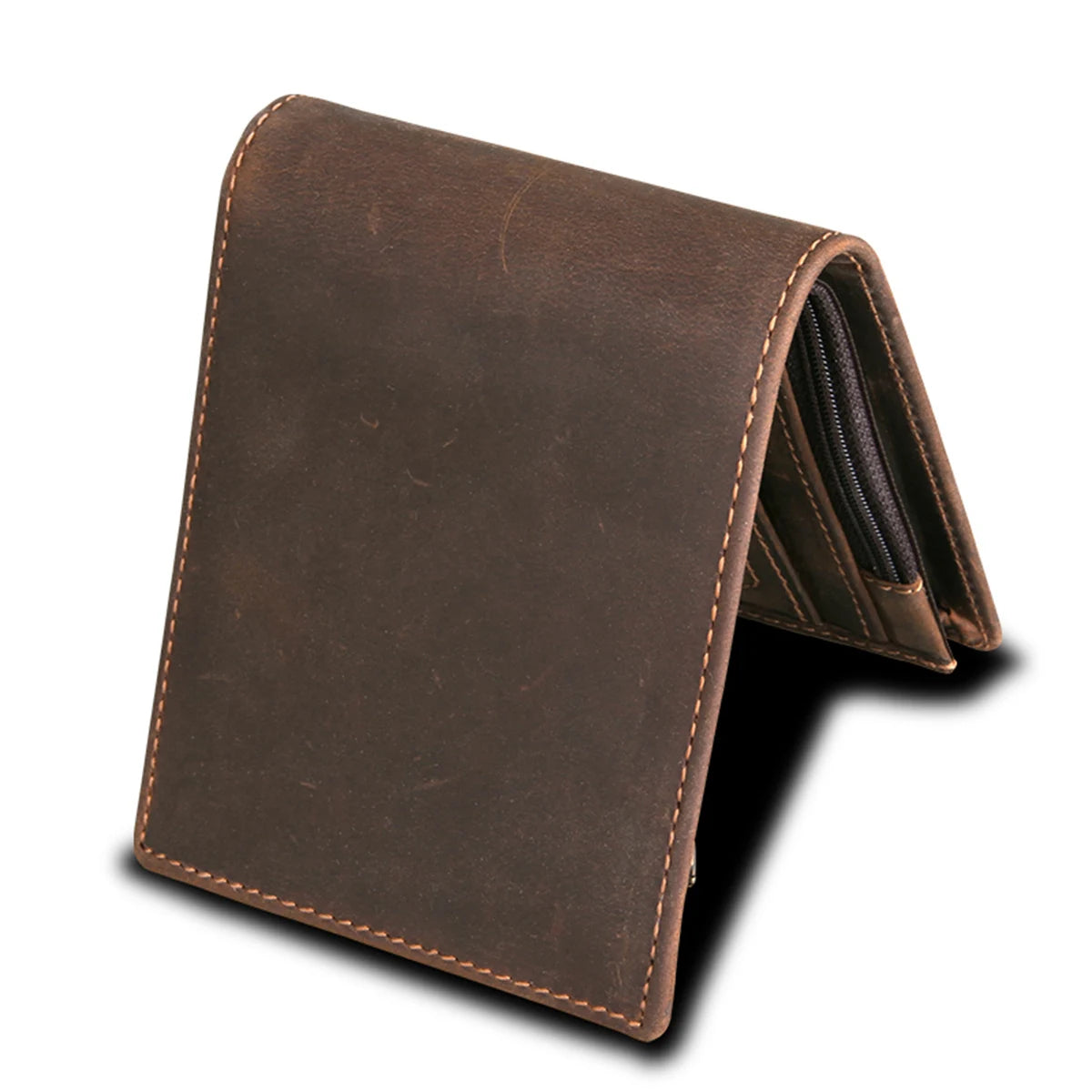 RFID Blocking Men's Wallet – Vintage Leather Bifold