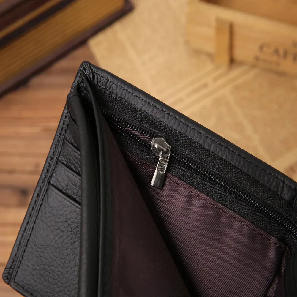 Premium Leather Wallet for Men – Slim Bifold