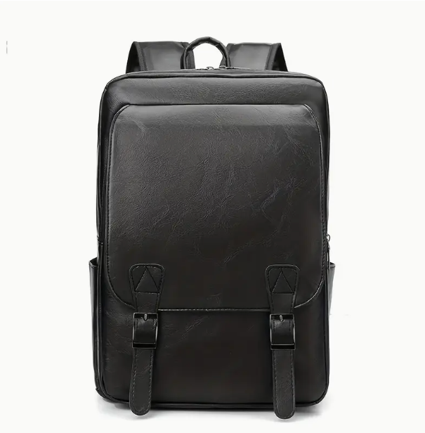 Vintage “FOR YOU” travel leather backpack