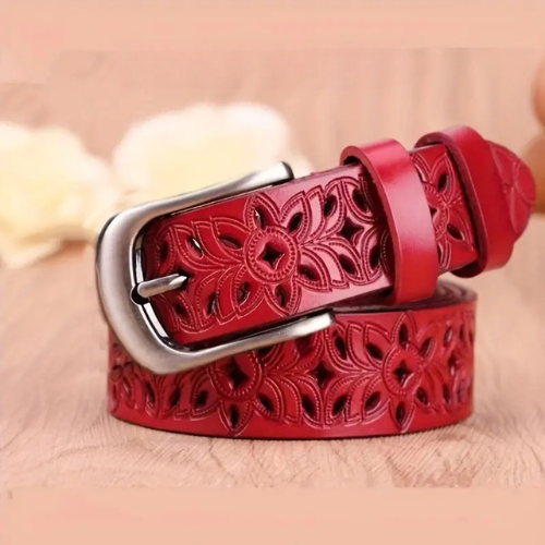 Evelyn`s Elegant Classic Leather Belt