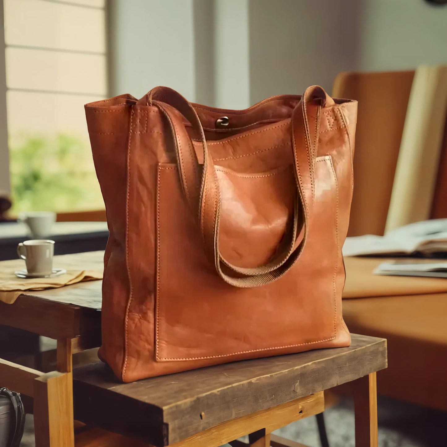Maelira’s City Essence | Premium Leather Shoulder Bag