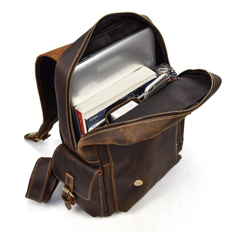 Leather backpack ladies | ALMERIA