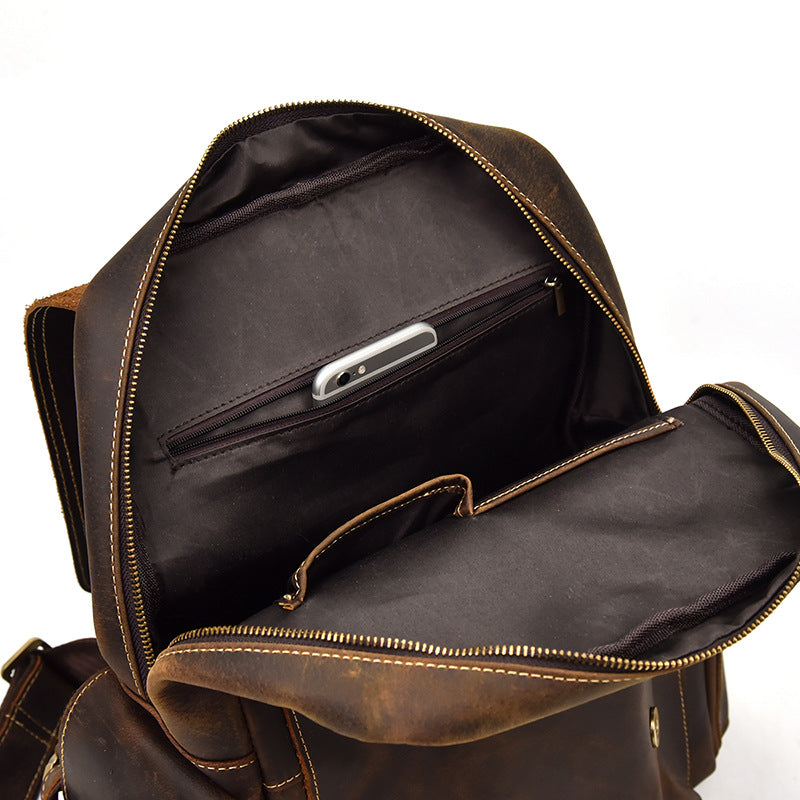 Leather backpack ladies | ALMERIA
