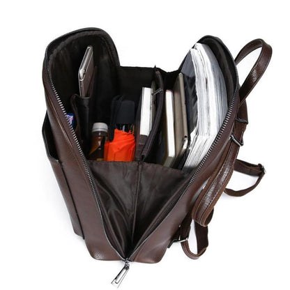 Darselle’s Urban Refine | Structured Leather Backpack