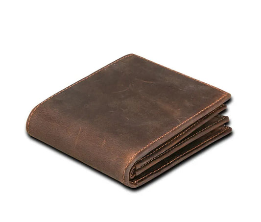 RFID Blocking Men's Wallet – Vintage Leather Bifold