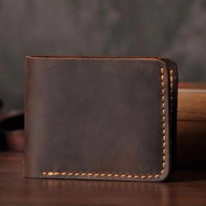 Men's Handmade Leather Wallet – Vintage Style