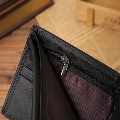 Premium Leather Wallet for Men – Slim Bifold