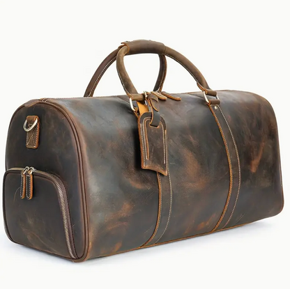 Leather luxury bag with secret storage compartment | SECRETBAG