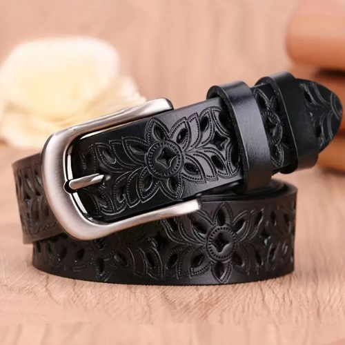 Evelyn`s Elegant Classic Leather Belt