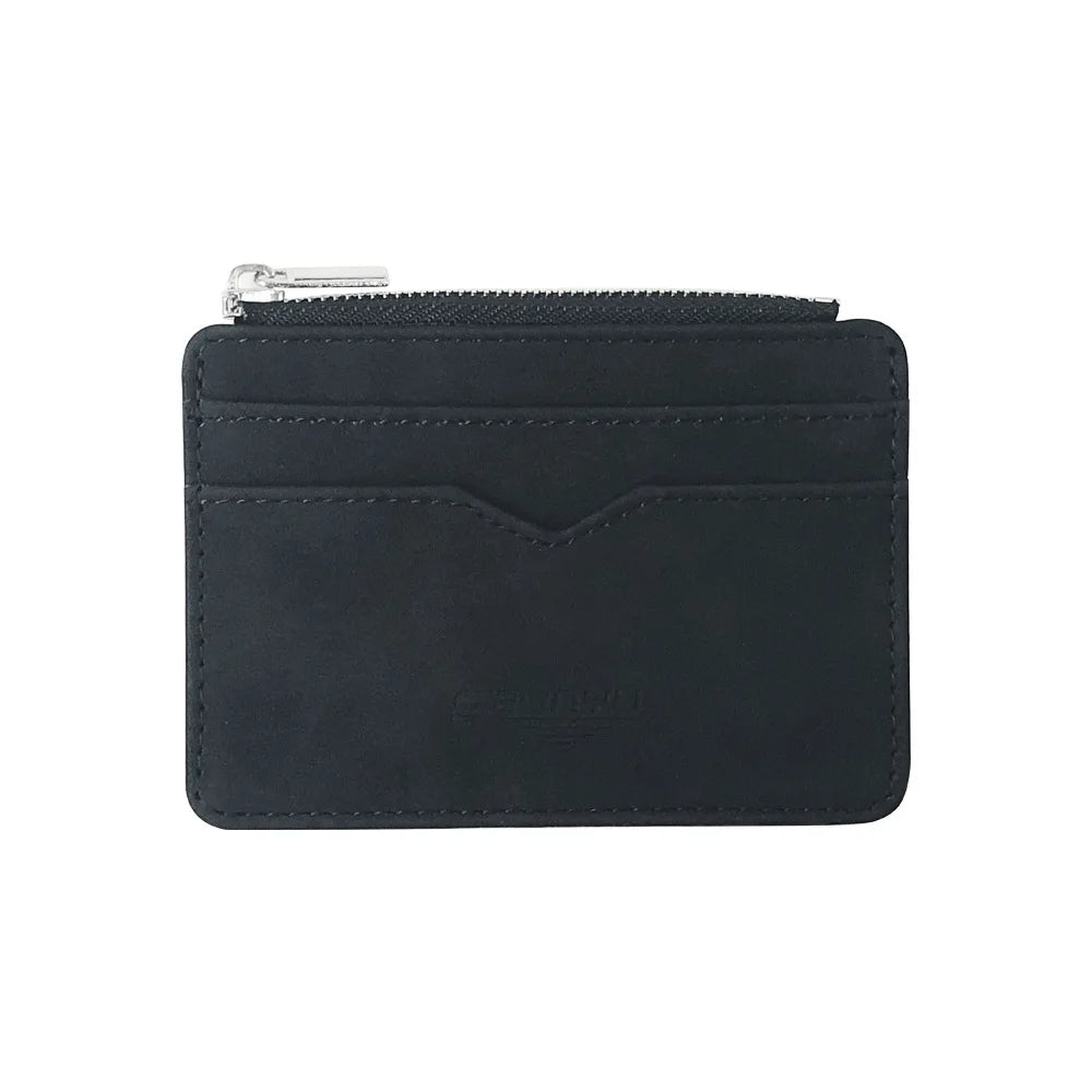 Compact Leather Wallet for Men – Minimalist Card & ID Holder