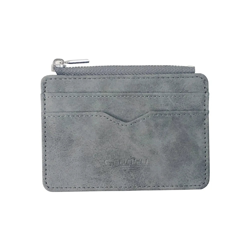 Compact Leather Wallet for Men – Minimalist Card & ID Holder