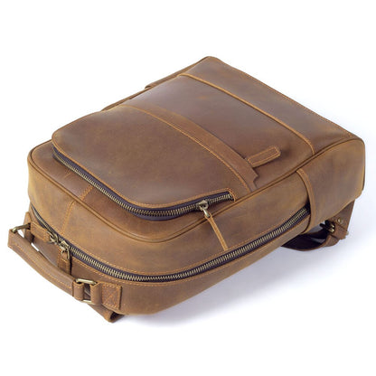 Genuine leather backpack | OXFORD