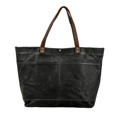 Oilcloth carrier bag | BOVEC