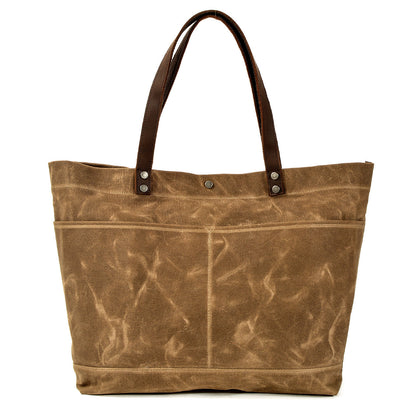 Oilcloth carrier bag | BOVEC